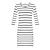 cheap Women&#039;s Dresses-Women‘s T Shirt Dress Tee Dress Short Mini Dress White Black 3/4 Length Sleeve Fall Striped Ruched Spring Summer Round Neck Casual 2022 S M L XL XXL