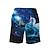 economico Costumi da Bagno per Uomini-Per uomo Boxer da mare Pantaloncini da mare Asciugatura rapida Leggero Boxer da surf Pantaloni Con tasche A cordoncino Nuoto Surf Spiaggia Sport acquatici Animali Estate