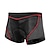 billige Undertøy og undertøy for menn-Herre Undertøy Sykkelshorts Sykkelundertøy Sykkel Boxershorts Fôrede shorts Semi-formsydd Fjellsykling Veisykling sport 3D Pute Sykling Pustende Refleksbånd Red + Red Grey Gradient Polyester Silikon