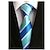 abordables Cravates &amp; Noeuds Papillons Homme-Homme Cravate Cravates Travail Mariage Gentleman Style formel Style moderne Jacquard Mode Rayé Formel Entreprise robe ceremonie