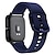 olcso Nézd Zenekarok Samsung-1 pcs Smart Watch Band mert Samsung Galaxy Gear S2 Classic Óra 42mm Óra 3 41mm Watch Active 2 40mm / 44mm, Watch Active 40mm Óra 3 45mm, Óra 46mm 20mm 22mm Puha szilikon Okos óra Szíj Állíthat