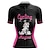 cheap Women&#039;s Jerseys-21Grams Women&#039;s Cycling Jersey Short Sleeve Bike Jersey Top with 3 Rear Pockets Mountain Bike MTB Road Bike Cycling Fast Dry Breathable Moisture Wicking Soft Rose Red + Black Black Blue Graphic