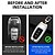 cheap Car Safety &amp; Security-New Audi Car with Metal Silicone Key Cover Shell Remote Control Cover Car Styling Key Chain Auto Accessories Button New Car Remote Control Key Cover