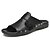 ieftine Pantofi bărbați-Bărbați Sandale Casual Stiluri de Plajă Zilnic Piele Alb Negru Primăvară Vară
