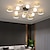 voordelige Plafondlichten en fans-110 cm plafondlamp led metalen artistieke stijl moderne luxe mode kroonluchter moderne sfeer huishoudelijke woonkamer slaapkamer lampen