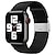 billige Apple Watch-bånd-Solo loop Kompatibel med Apple Watch-klokkereim 38mm 40mm 41mm 42mm 44mm 45mm 49mm Flettet Elastisk Metalllås Nylon Erstatningsklokkerem til iwatch Ultra 2 Series 9 8 7 SE 6 5 4 3 2 1