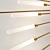 preiswerte Einbauleuchten-128 cm Deckenleuchte im nordischen Stil LED Feuerwerk Design Metall Wohnzimmer 220-240V