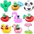 cheap Outdoor Fun &amp; Sports-Mini Water Coasters Floating inflatable cup holder Swimming pool drink float toy inflatable circle Pool Coasters Swan Flamingo 15PCS