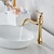 abordables Classiques-robinet de lavabo de salle de bain laiton antique / orb / nickel brossé robinets de bain à une poignée rotatifs