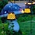 Недорогие Подсветки дорожки и фонарики-солнечные чайники свет открытый подвесной солнечный фонарь из кованого железа водонепроницаемый садовый свет для двора дорожки газон двор пейзаж праздничное украшение вечеринки