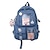 levne Bookbags-eagerrich kawaii batoh s roztomilými špendlíkovými doplňky plyšový přívěsek kawaii školní batoh roztomilý estetický batoh, dárek zpět do školy