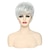 cheap Older Wigs-Gray Wigs for Women Short Grey Wigs for White Women Natural Wave Synthetic Full Old Lady Wig for Old Middle Age Women Office Lady