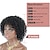 tanie Peruki najwyższej jakości-syntetyczne krótkie głębokie kręcone peruki dla czarnych kobiet realistyczne kręcone peruki z grzywką do włosów lekkie miękkie sprężyste naturalne loki włosy peruki