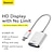זול כבלים ומתאימים-BASEUS HDMI 1.3 רכזות 1 נמלים מהירות גבוהה ציין LED רכזת USB עם VGA אספקת חשמל עבור
