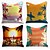 cheap Throw Pillows &amp; Covers-Summer Beach Double Side Cushion Cover 4PC Soft Decorative Square Throw Pillow Cover Cushion Case Pillowcase for Sofa Bedroom Superior Quality Machine Washable