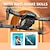 billige rc drone-a6 pro hindre unngåelse uav luftfotografering optisk flyt posisjonering hd 4k elektrisk tuning dobbel fotografering flyfolding fjernkontroll leketøy