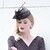 cheap Fascinators-Elegant Romantic Tulle / Flax / Feathers Fascinators with Feather / Split Joint / Tulle 1 pc Special Occasion / Party / Evening Headpiece/Special Occasion