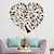 halpa seinäveistoksia-sydänpuu metalliseinä taide sydänpuu seinäkoriste lintuparvi elämänpuu seinäkoristeet 25x25cm