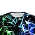 cheap Boy&#039;s 3D T-shirts-Boys 3D Geometric T shirt Short Sleeve 3D Print Summer Spring Active Sports Fashion Polyester Kids 3-12 Years Outdoor Daily Regular Fit