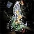 billige LED-kædelys-solar ildflue flok havelys udendørs vandfaldssnore lys 2m 180leds med 8 blinkende tilstande til terrasse bryllupsfest dekoration juletræ el 5mm varm hvid kold hvid blå kobbertråd lys vandtæt