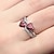 cheap Rings-Ring Party Classic Purple Yellow Rosy Pink Copper Heart Simple Elegant 1pc / Women&#039;s / Wedding / Gift