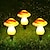 levne Světla cesty &amp; lucerny-venkovní solární houbová světla vodotěsné zahradní světlo 3led dovolená patio dekorace trávník nádvoří ulice krajina dekorace light