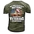 cheap Flag-Camouflage Mens 3D Shirt For Veterans Day | Purple Autumn Cotton | Men&#039;S Unisex Tee Slogan Shirts Retro Graphic Prints Shoe National Crew Neck Yellow Army Green Navy Blue