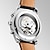 お買い得  機械式腕時計-OLEVS 男性 機械式時計 カレンダー 贅沢 防水 腕時計 自動巻き ムーンフェイズ表示 デュアルディスプレイ カレンダー ステンレスストラップ 腕時計