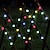 olcso Napelemes-napgömb füzér lámpák kültéri 10m 50 leds esküvői dekoráció kristálygömb terasz lámpák 8 móddal vízálló kerti füves partihoz esküvői terasz udvari dekoráció