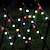 cheap Solar String Lights-Solar Globe String Lights Outdoor 10M 50LEDs Wedding Decoration Crystal Ball Patio Lights with 8 Modes Waterproof for Garden Lawn Party Wedding Patio Courtyard Decorations