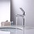 cheap Classical-Bathroom Sink Faucet - Classic Chrome / Electroplated / Painted Finishes Free Assemblement Single Handle One HoleBath Taps