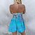 cheap Women&#039;s Jumpsuits-Women&#039;s Romper Backless Pocket Floral Strapless Casual Street Daily Regular Fit Sleeveless Blue Gray Pink S M L Spring