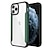 olcso iPhone-tokok-telefon Ügy Kompatibilitás Apple Klasszikus sorozat iPhone 13 Pro Max 12 11 SE 2022 X XR XS Max 8 7 Lökhárító keret Ütésálló Porálló Egyszínű TPU Akril Alumínium ötvözet
