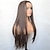 levne Syntetické krajkové paruky-hnědá syntetická krajka přední paruka hedvábně rovné žáruvzdorné vlákno přírodní vlasový cosplay pro ženy