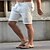 cheap Men&#039;s Swimwear &amp; Beach Shorts-Men&#039;s Swim Trunks Swim Shorts Board Shorts Swimwear Drawstring Pocket Elastic Waist Swimsuit Comfort Breathable Beach Solid Color Stylish Casual / Sporty Big and Tall White Black Blue / Mid Waist