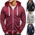 preiswerte Basic-Hoodies für Herren-Herren Hoodie Jacke Full Zip Kapuzenpullover Feste Farbe Sport Freizeit Shirt Langarm Atmungsaktiv Weich Komfortabel Für den täglichen Einsatz Outdoor Casual Athlässigkeit Täglich Sportkleidung