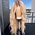 cheap Human Hair Lace Front Wigs-Unprocessed Virgin Hair 13x4 Lace Front Wig Middle Part Brazilian Hair Natural Wave Blonde Wig 130% 150% 180% Density Highlighted / Balayage Hair For wigs for black women Long Human Hair Lace Wig