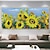 cheap Floral/Botanical Paintings-Handmade Hand Painted Oil Painting Wall Art Natural Sky Sunflower Landscape Home Decoration Decor Rolled Canvas No Frame Unstretched