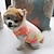 tanie Ubrania dla psów-Koszulki chłodzące dla psów miękka oddychająca natychmiastowa fajna koszulka lekka koszulka w paski na gorące letnie ubrania dla psów dla małych średnich psów