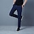 cheap Casual Pants-Men&#039;s Joggers Trousers Casual Pants Drawstring Elastic Waist Zipper Pocket Solid Color Quick Dry Daily Streetwear Classic Casual / Sporty Black Blue