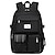 Χαμηλού Κόστους Σακίδια Πλάτης-ανδρική γυναικεία σχολική τσάντα τσάντα commuter σχολικό ταξίδι μονόχρωμο ύφασμα oxford ρυθμιζόμενο μεγάλης χωρητικότητας αδιάβροχα κουμπιά φερμουάρ μαύρο ροζ μωβ