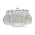 preiswerte Clutches &amp; Taschen für die Abendgarderobe-Damen-Clutch-Taschen aus Polyester für Abend-Braut-Hochzeitsfeiern mit Perlen-Vintage-Mode in Silber-Schwarz-Champagner