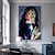 billige Portrætter-mintura håndlavet pige oliemaleri på lærred vægkunst dekoration moderne abstrakt billede til boligindretning rullet rammeløst ustrakt maleri