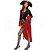 abordables Costumes Carrière et Déguisements Profession-Femme Pirate Costume de Cosplay Tenue Pour Mascarade Adulte Robe Ceinture Résille