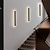 baratos Candeeiros de Parede de interior-60/80/100 cm luz de parede led arandelas de parede acrílica longa varanda luminária de parede adequado para sala de estar ac85-265v