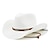 Χαμηλού Κόστους Ανδρικά καπέλα-Ανδρικά Γιούνισεξ Ψάθινο καπέλο Καπέλο ηλίου Ψαθάκι Καπέλο Fedora Trilby Μαύρο Λευκό Μοντέρνα Για Υπαίθρια Χρήση