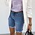 cheap Shorts-Women&#039;s Jeans Distressed Jeans Denim Blue Fashion Mid Waist Tassel Fringe Side Pockets Casual Weekend Knee Length Micro-elastic Plain Comfort S M L XL XXL