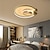 cheap Dimmable Ceiling Lights-52 cm Ceiling Light LED Dimmable Circle Design Flush Mount Light Metal Layered Modern Style Stylish Painted Finishes 220-240V