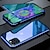 levne iPhone pouzdra-telefon Carcasă Pro Apple Celý kryt Magnetické adsorpční pouzdro iPhone 13 Pro Max 12 11 Mini SE 2022 X XR XS Max 8 7 Plus Flip Průhledné Magnetické Průhledný Tvrzené sklo Kov