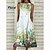 cheap Print Dresses-Women&#039;s Shift Dress Floral Dress Midi Dress Purple / Blue Blue pink Bird print Sleeveless Floral Print Summer Spring Crew Neck Basic 2023 S M L XL 2XL 3XL